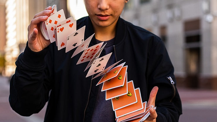 Avocado, Seedless Edition Playing Cards by Organic Playing Cards & Riffle Shuffle