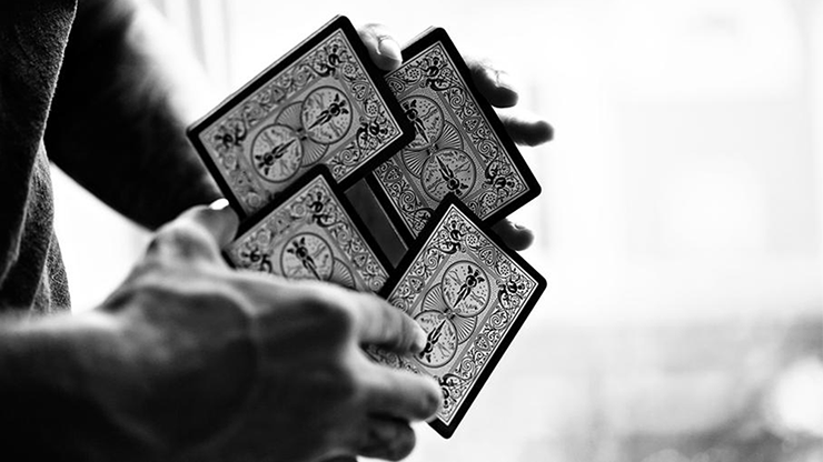 Bicycle Black Tiger Red Playing Cards