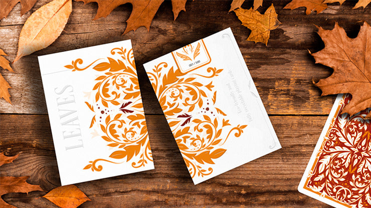 Leaves Autumn Edition Collector';s, White Playing Cards by Dutch Card House Company