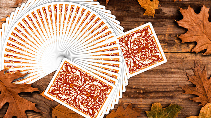 Leaves Autumn Edition Collector';s, White Playing Cards by Dutch Card House Company