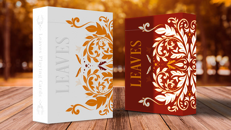 Leaves Autumn Edition Collector';s, White Playing Cards by Dutch Card House Company