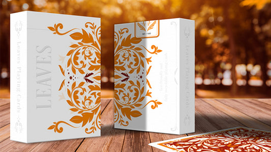 Leaves Autumn Edition Collector';s, White Playing Cards by Dutch Card House Company