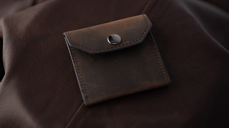 FPS Coin Wallet Brown, Gimmicks and Online Instructions by Magic Firm