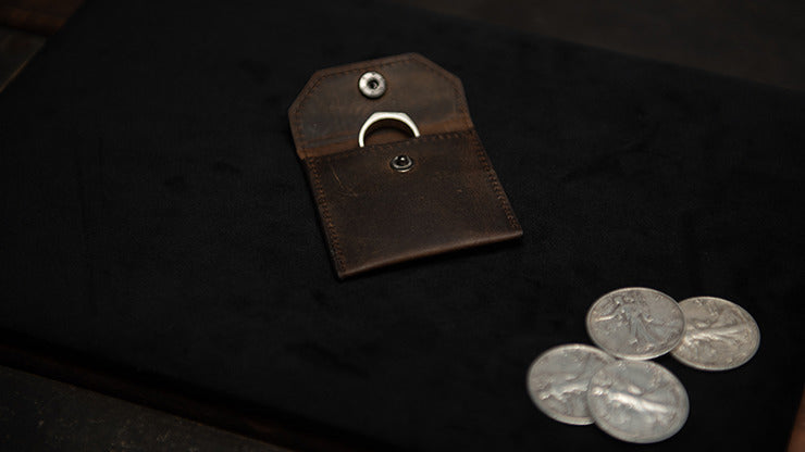 FPS Coin Wallet Brown, Gimmicks and Online Instructions by Magic Firm