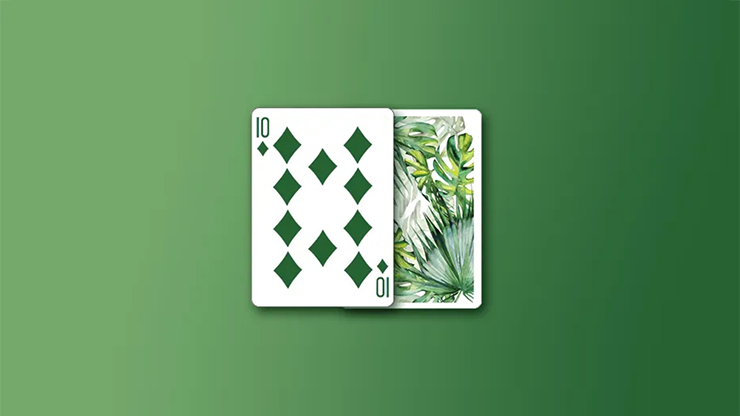 Monstera, Green Playing Cards by TCC Presents