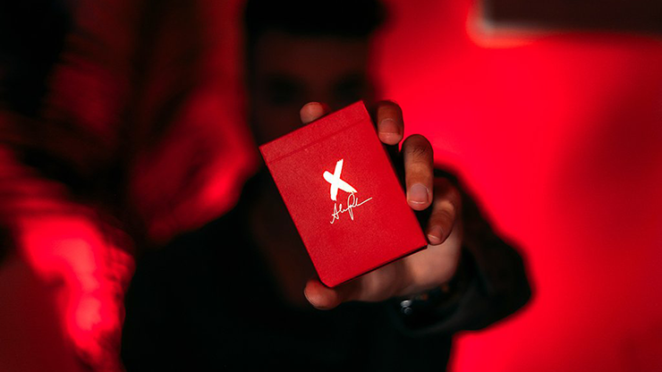 X Deck, Red Signature Edition Playing Cards by Alex Pandrea