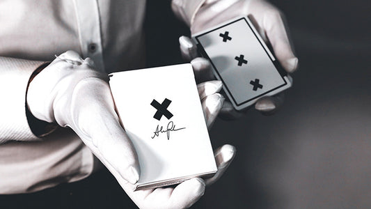 X Deck, White Signature Edition Playing Cards by Alex Pandrea