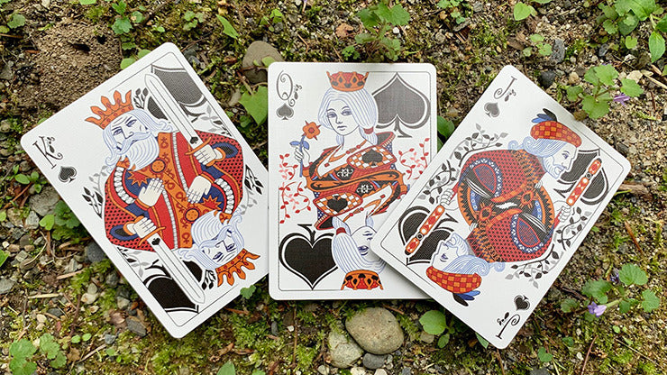 Gilded Bicycle Ant, Red Playing Cards