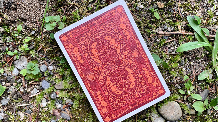 Gilded Bicycle Ant, Red Playing Cards