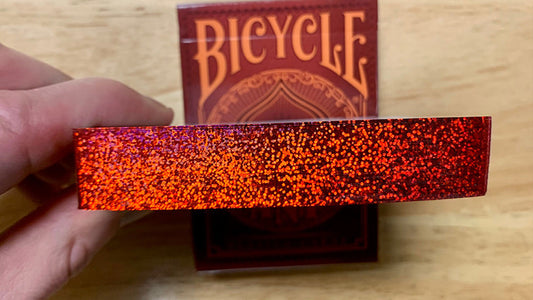 Gilded Bicycle Ant, Red Playing Cards