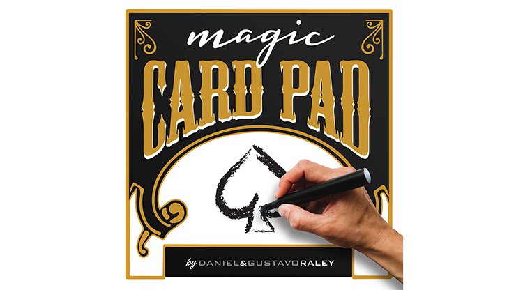 CARD PAD RED, Gimmicks and Online Instructions by Daniel & Gustavo Raley