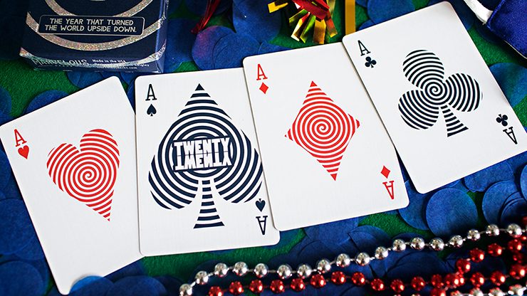 Marvelous Red Twenty Twenty Playing Cards