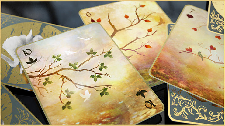 Entwined V1, Rose Summer Playing Cards