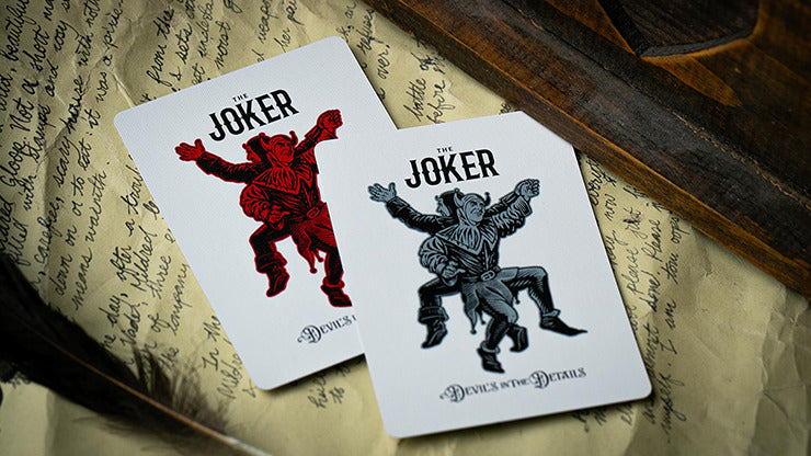 Devil';s in the Details Glamourous Gold Playing Cards by Riffle Shuffle
