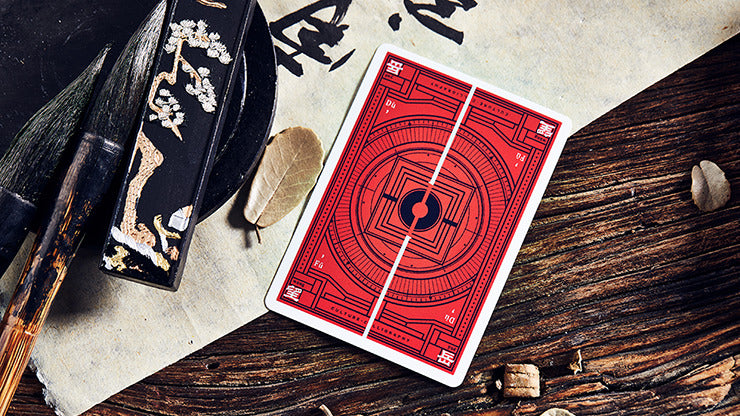 Mountain Wang Yue, Red Playing Cards by Bocopo