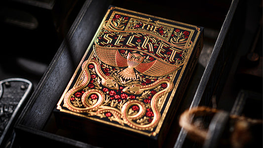 The Secret, Scarlet Edition Playing Cards by Riffle Shuffle