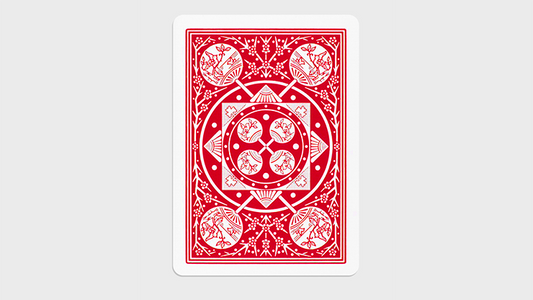 Tally Ho Fan Back Gaff Pack Red, 6 Cards by The Hanrahan Gaff Company