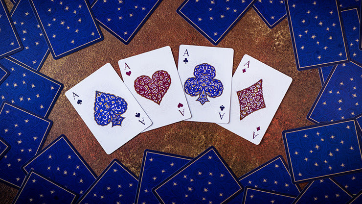 Elephant Playing Cards, Starry Night