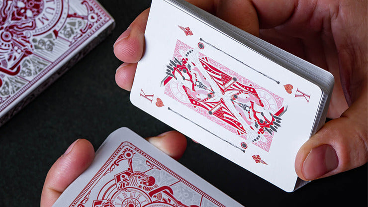 INFINITUM, Ghost White Playing Cards