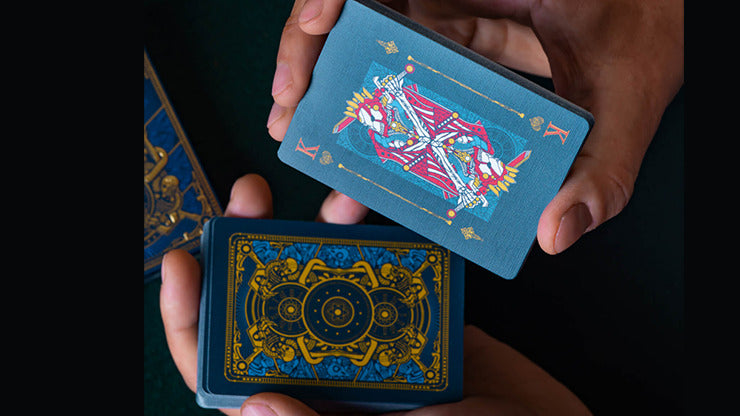 INFINITUM, Royal Blue Playing Cards