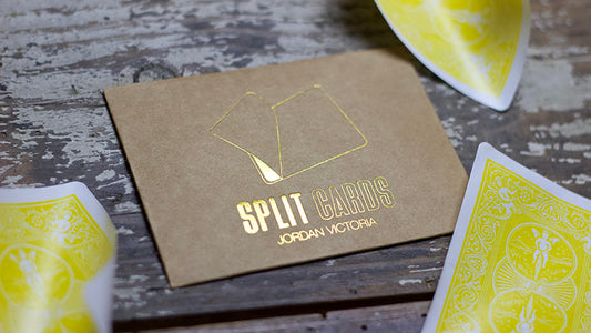 COLORED Split Cards 10 ct., Yellow by PCTC
