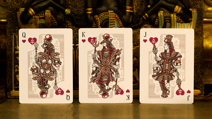 Gods of Egypt, Red Playing Cards by Divine Playing Cards
