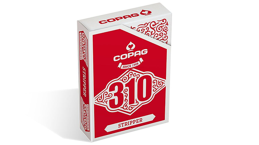 Copag 310 Stripper, Red Playing Cards