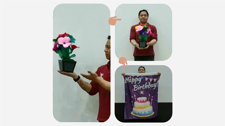 Flower Pot V2 to Blendo, HAPPY BIRTHDAY by JL Magic