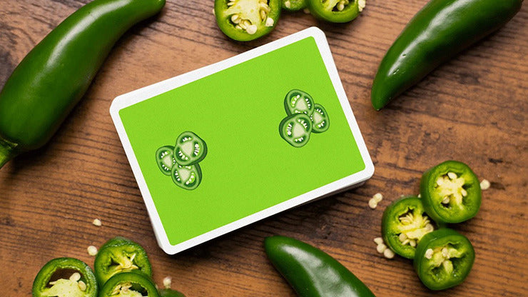 Gettin'; Saucy - Jalapeno Pepper Playing Cards by OPC