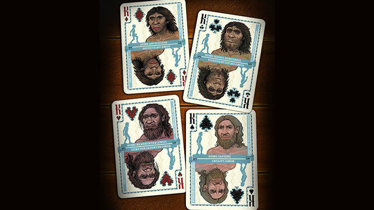 Evolution Of Mankind Playing Cards