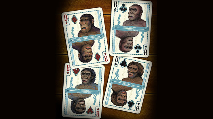 Evolution Of Mankind Playing Cards