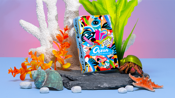 2021 Summer Collection: Ocean Gilded Playing Cards by CardCutz