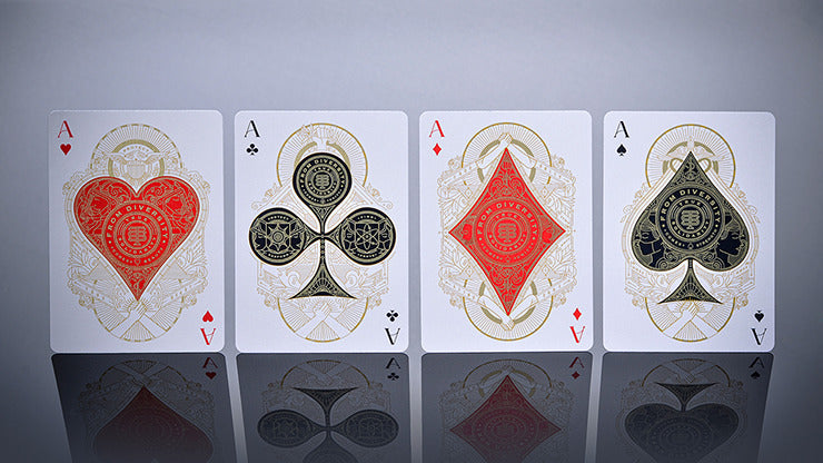 Solidarity, Navy Blue Playing Cards By Riffle Shuffle
