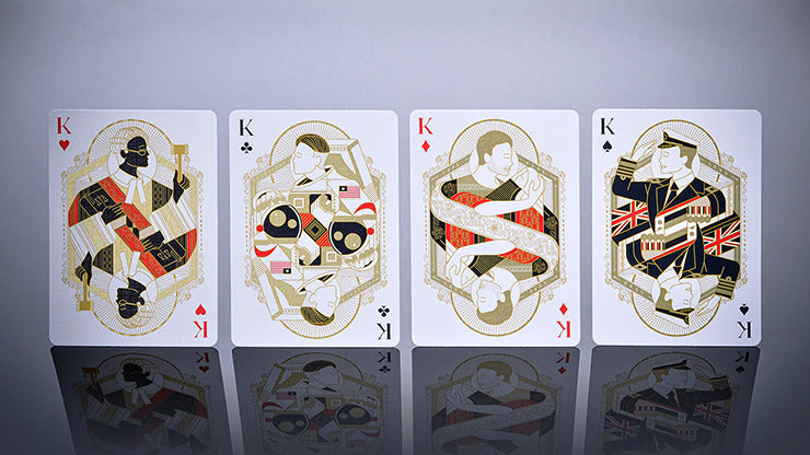 Solidarity, Navy Blue Playing Cards By Riffle Shuffle