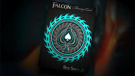 Aqua Falcon Throwing Cards by Rick Smith Jr. and De';vo
