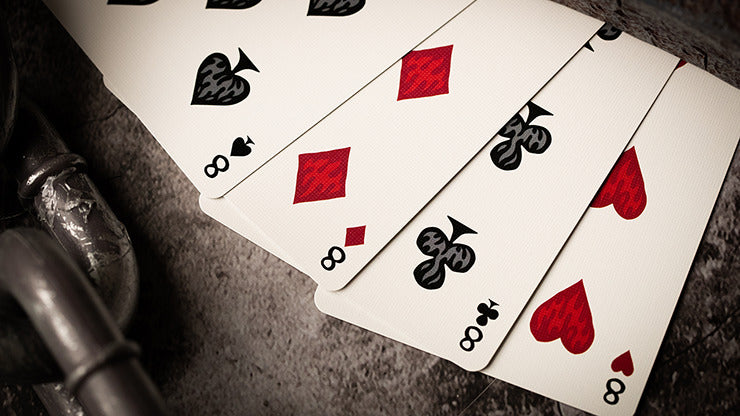 Sacred Fire, Sapphire Blaze Playing Cards by Riffle Shuffle