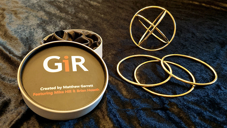 GIR Ring Set GOLD, Gimmick and Online Instructions by Matthew Garrett