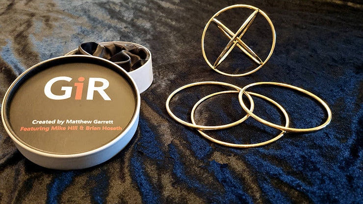GIR Ring Set GOLD, Gimmick and Online Instructions by Matthew Garrett