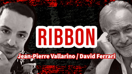 RIBBON CAAN BLUE, Gimmicks and Online Instructions by Jean-Pierre Vallarino
