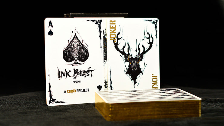 Ink Beast, Gilded Gold Edition Playing Cards