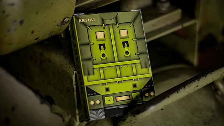 Military, Half-Brick Playing Cards by Riffle Shuffle