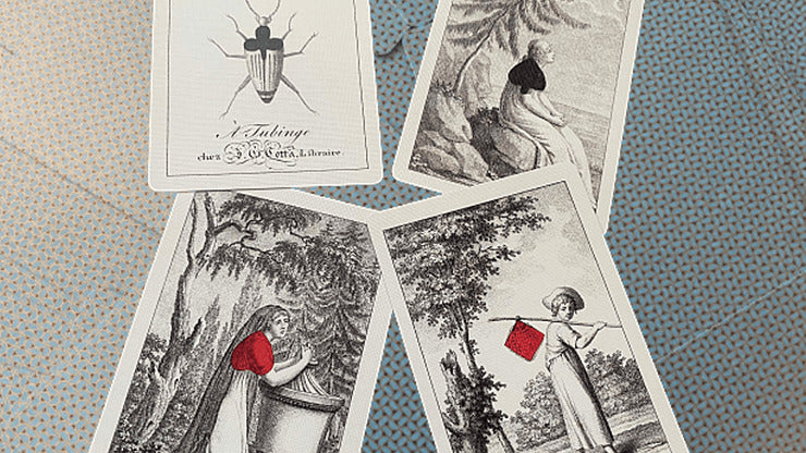 Gilded Cotta';s Almanac #1, Numbered Seal Transformation Playing Cards