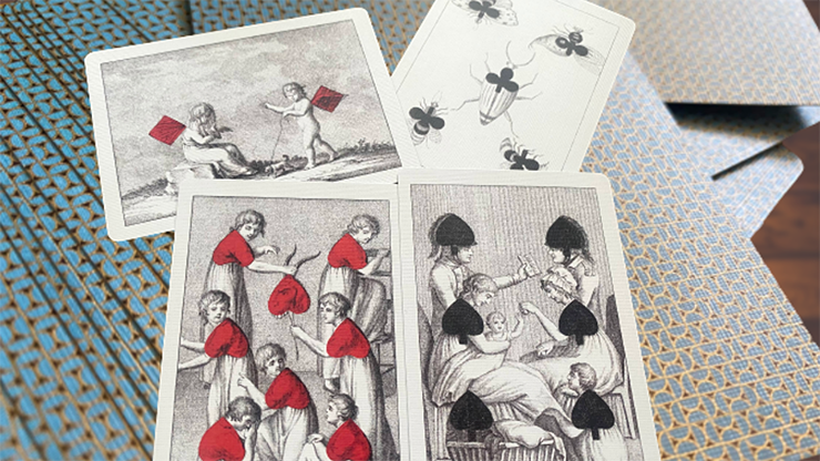 Gilded Cotta';s Almanac #1, Numbered Seal Transformation Playing Cards
