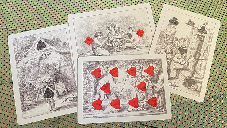 Gilded Cotta';s Almanac #2, Numbered Seal Transformation Playing Cards