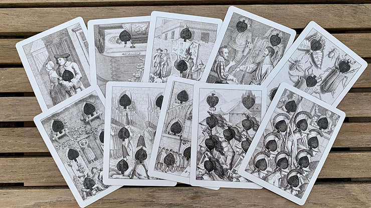 Gilded Cotta';s Almanac #3, Numbered Seal Transformation Playing Cards