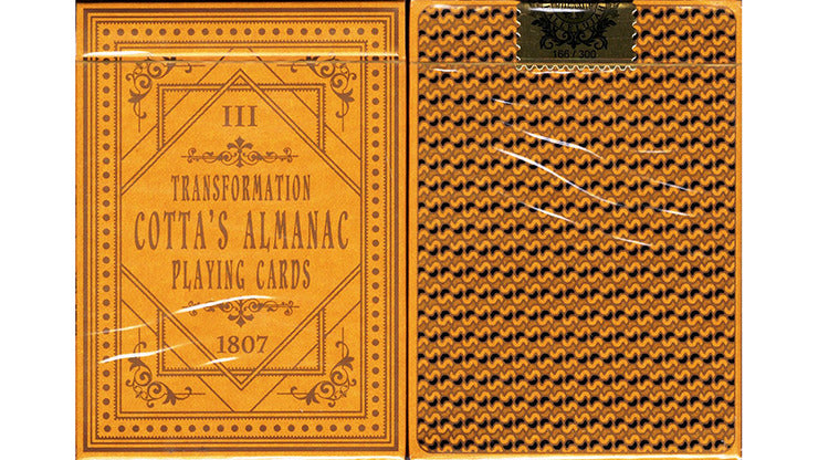 Gilded Cotta';s Almanac #3, Numbered Seal Transformation Playing Cards