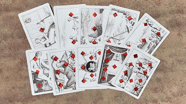 Gilded Cotta';s Almanac #4, Numbered Seal Transformation Playing Cards