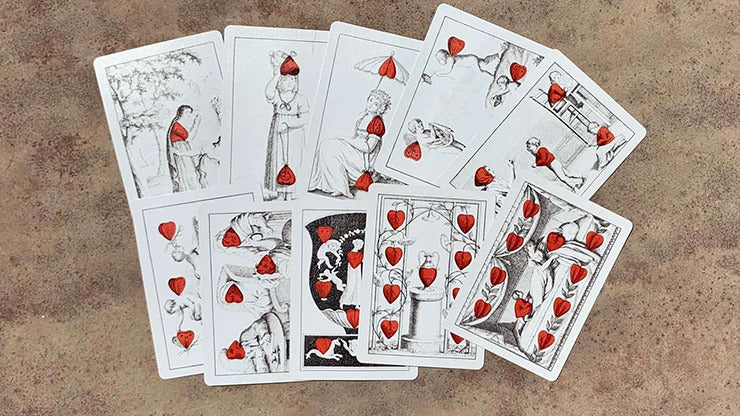 Gilded Cotta';s Almanac #4, Numbered Seal Transformation Playing Cards