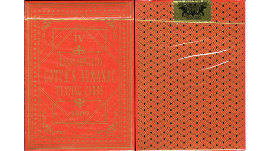 Gilded Cotta';s Almanac #4, Numbered Seal Transformation Playing Cards