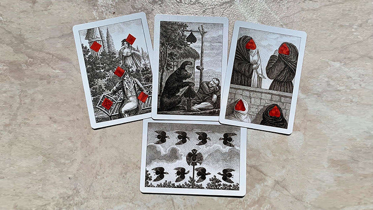 Gilded Cotta';s Almanac #5, Numbered Seal Transformation Playing Cards